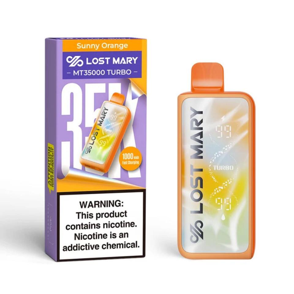 Lost Mary MT35000 Turbo Disposable — supplied Sunny Orange photo