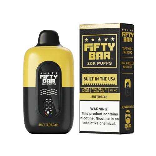 Fifty Bar V2 20K Disposable — supplied Butterscotch photo